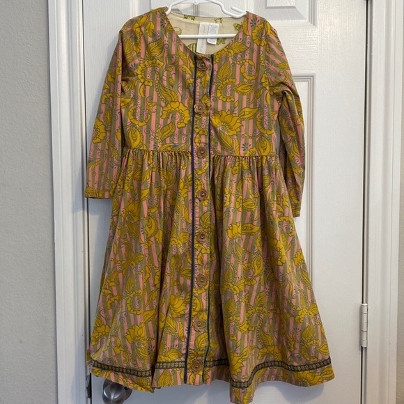 Matilda Jane Other - Matilda Jane Paint By Numbers Paisley & Stripes Dress with Pockets